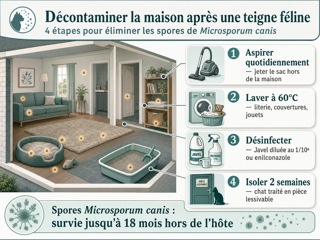 Décontaminer la maison sans tout jeter